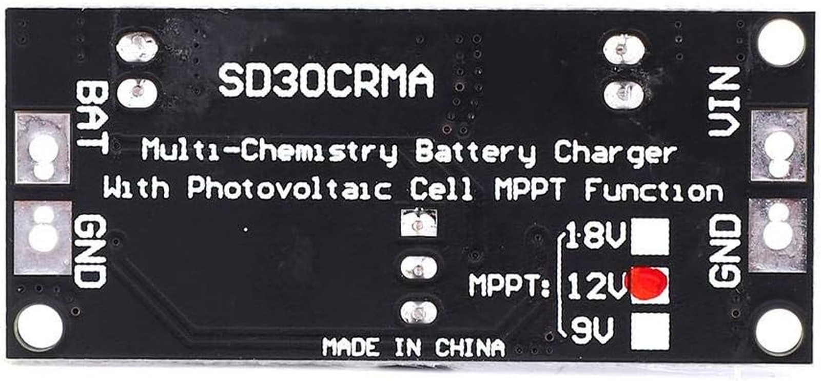 Lifepo4 Lithium Battery Charger Module MPPT Solar Panel Controller Module 1A 12V