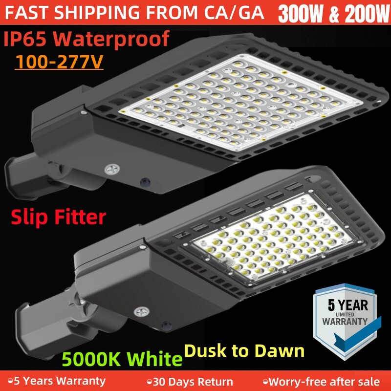 200W 300Watt LED Shoebox Lights IP65 5500K with AC120-277V for Parking Lot Light