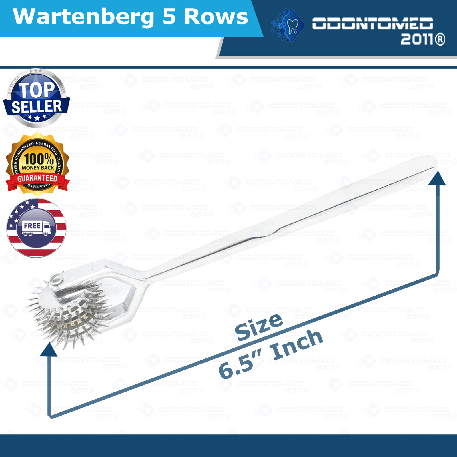 PinWheel Wartenberg Sensory Testing Neurologic DiagonosticFETISH Prestige 5 Rows
