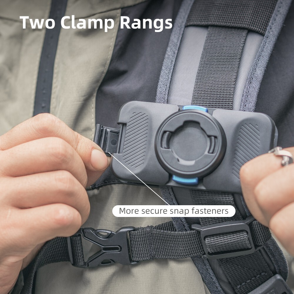 Magnetic Backpack Strap Clip Mount, Quick Release Mount for DJI Osmo Pocket 3