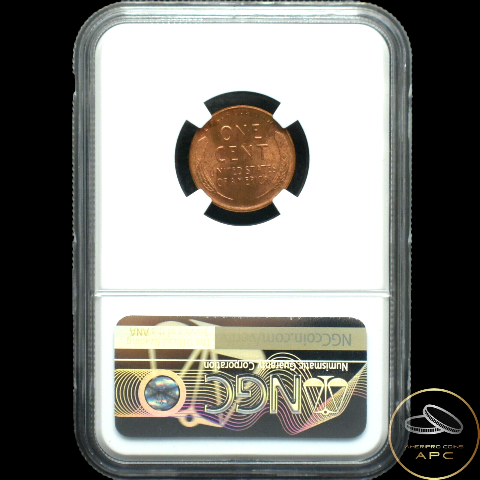 1955 Lincoln Wheat Cent NGC MS66RB High Grade Red Brown