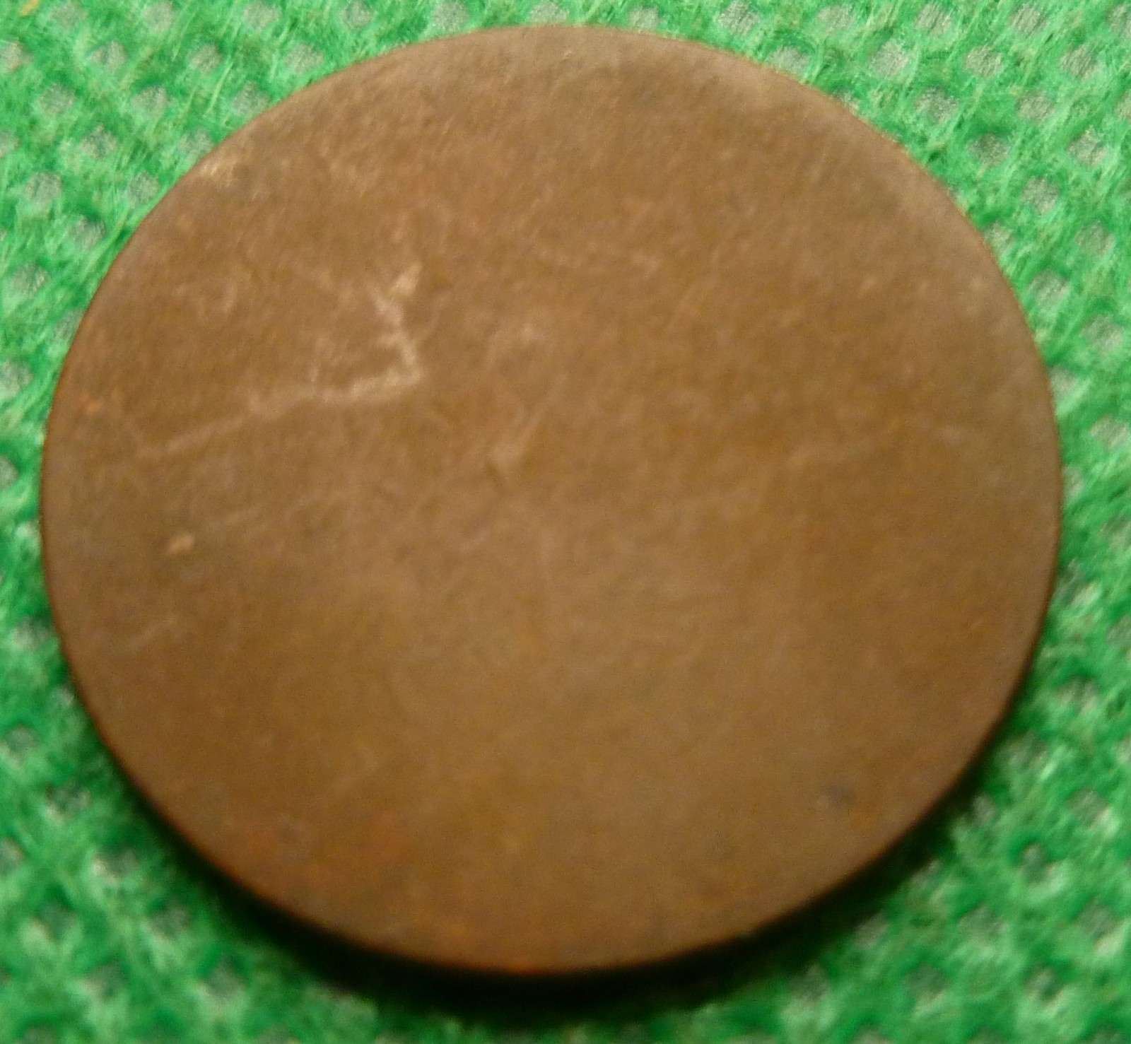 Vintage No Strike Bronze Cent Planchet  #AU02
