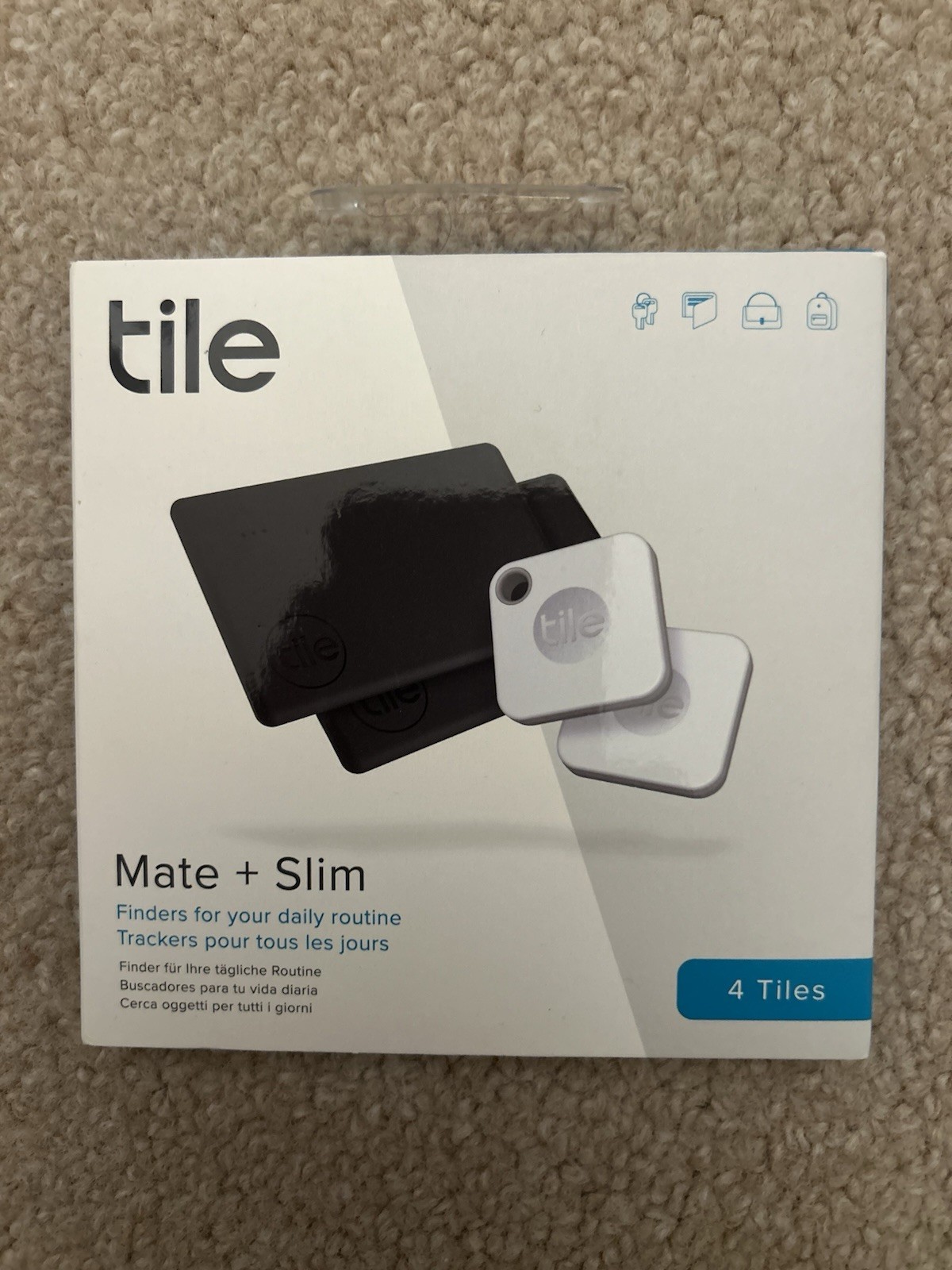 NEW Tile Mate + Slim (2020) 4-pack (2 Mates, 2 Slims) in Retail Pkg - SEALED