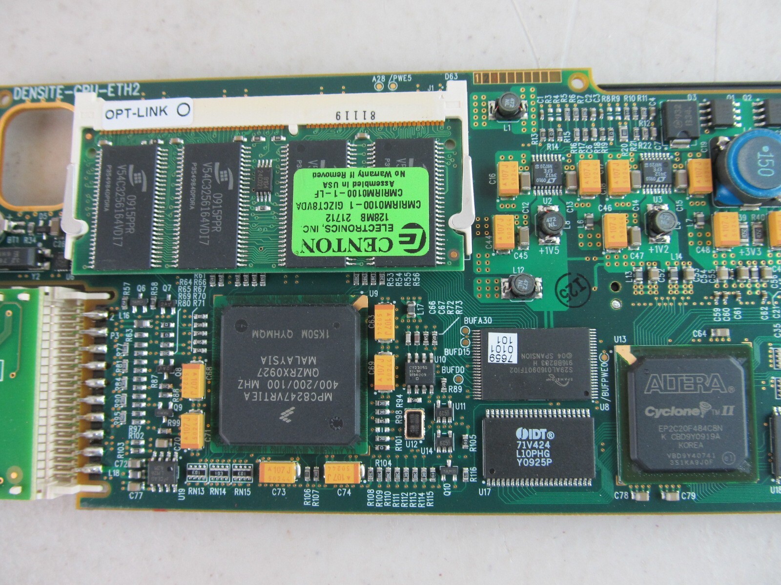 Miranda Densite-CPU-ETH Controller Card