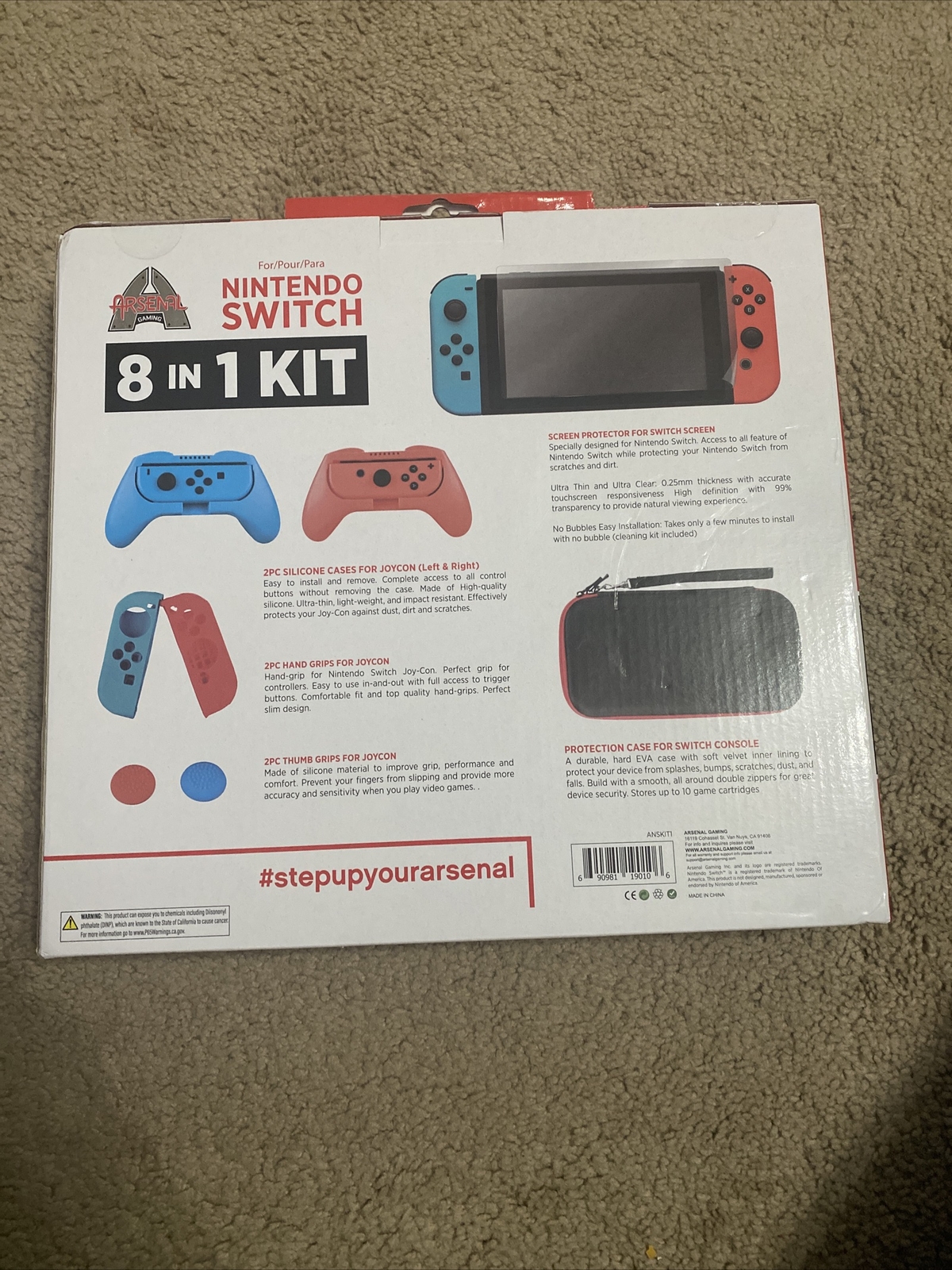 NEW arsenal nintendo switch 8 in 1 kit For Switch