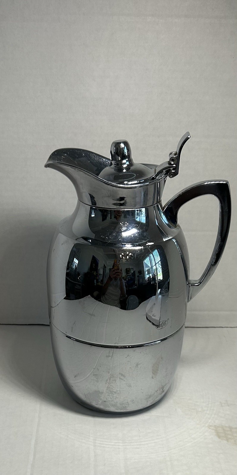 Vintage Alfi Chrome Thermal Carafe Coffee Pot Retro Mid Century Germany