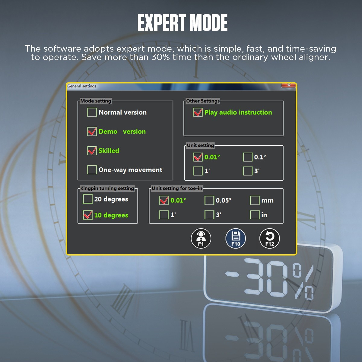 AUTOOL Wheel Alignment Machine Fully Automatic 3D Wheel Aligner Tire Alignment
