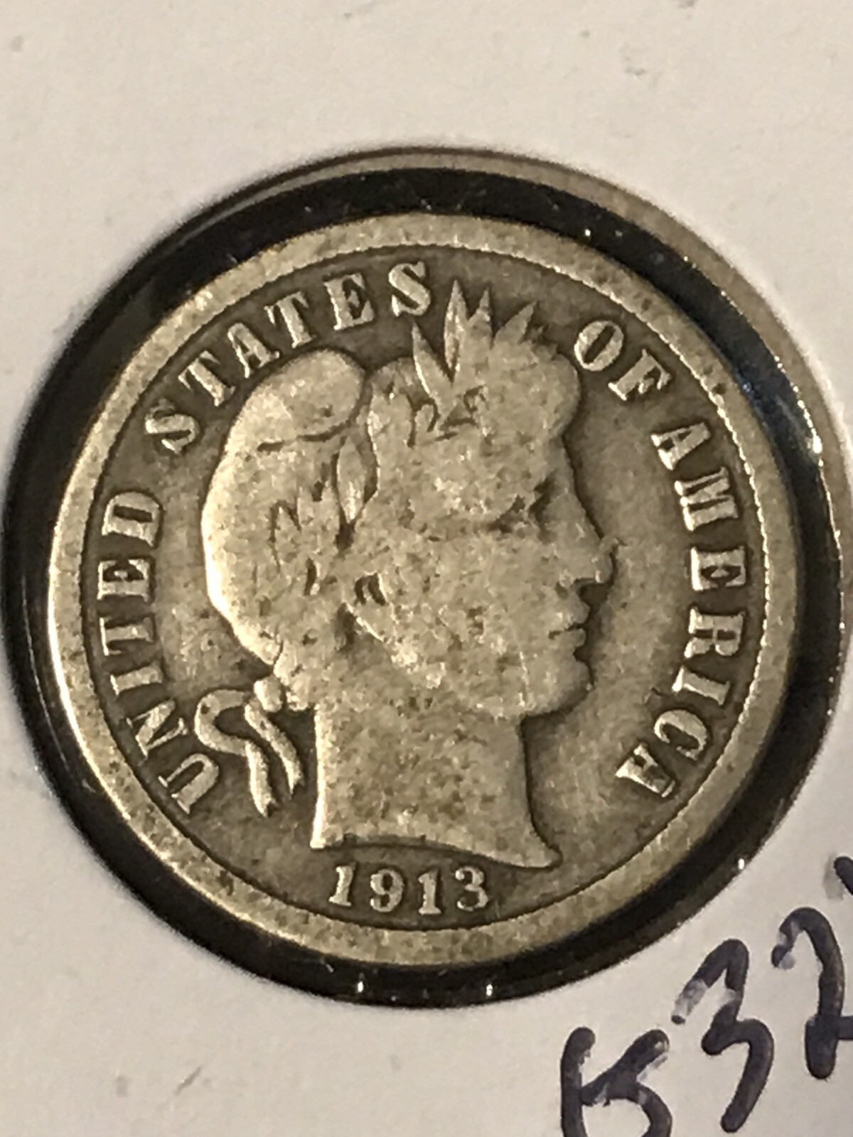 1913 Barber Dime