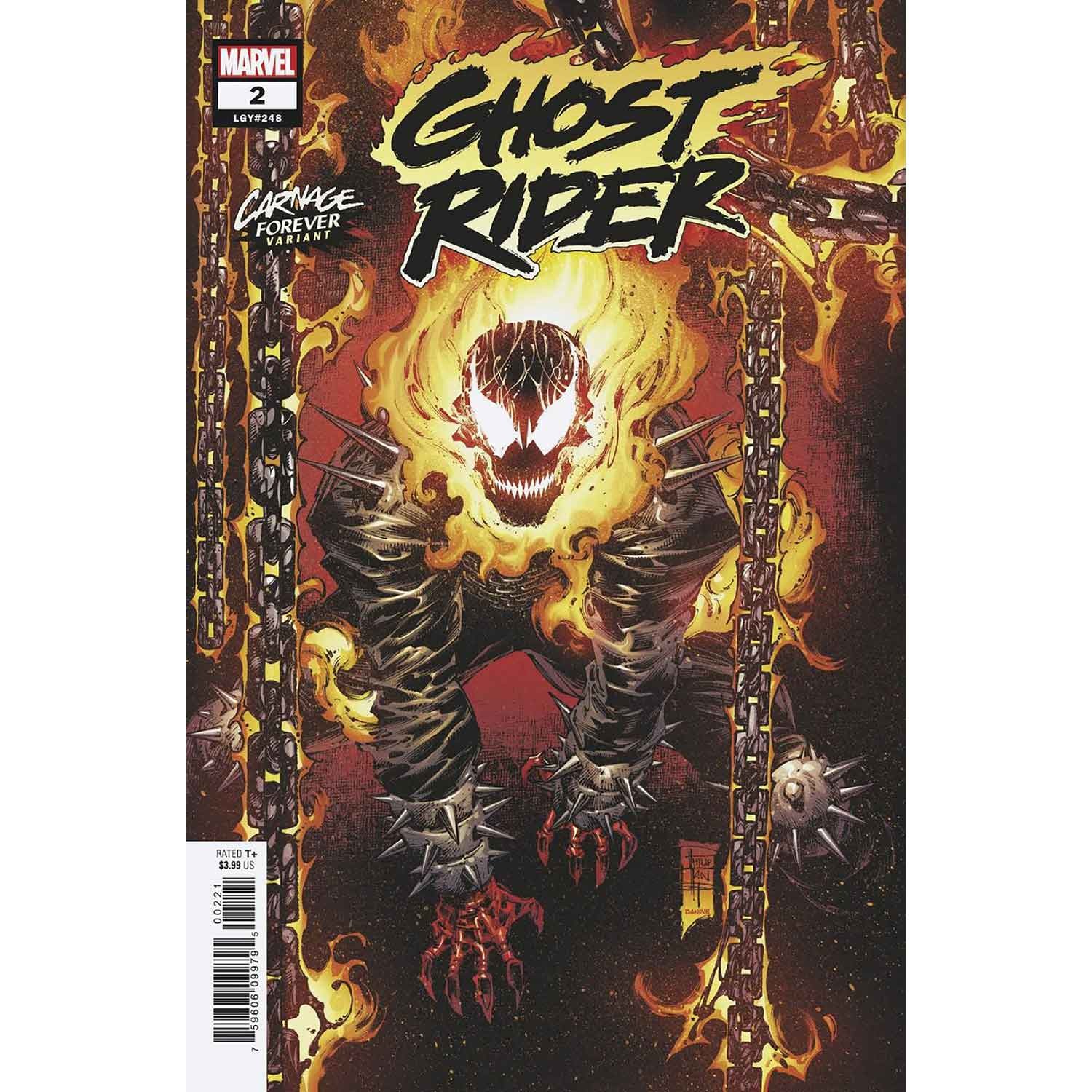 Ghost Rider #2 Tan Carnage Forever Variant Marvel Comics
