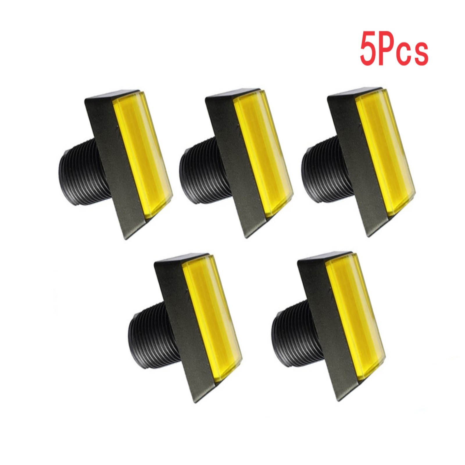 30*50mm Arcade Square Rectangle Buttons LED Push Illumilated W/ Microswitch t