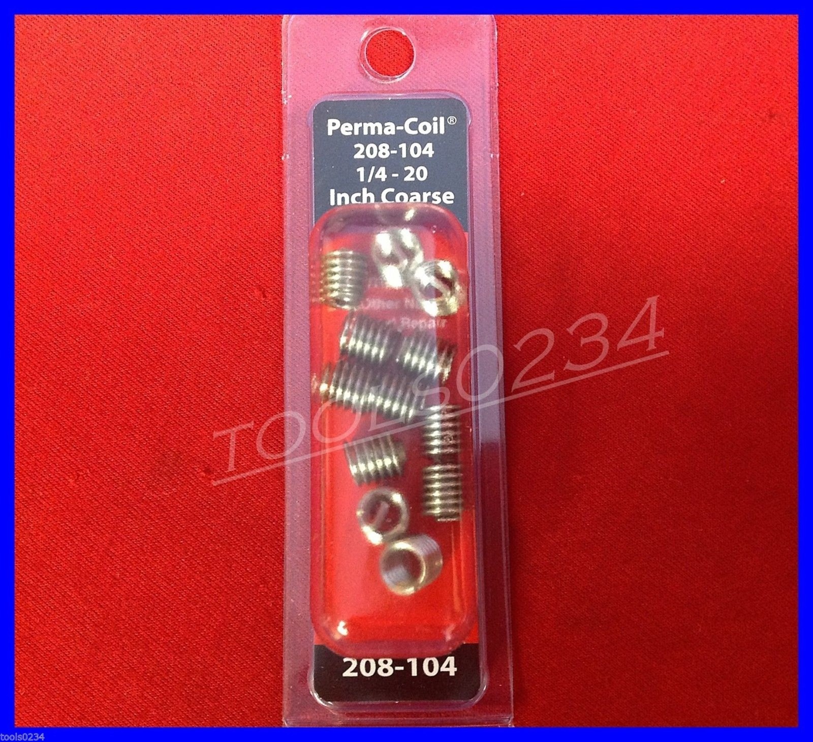 1/4-20 NC Thread Repair Inserts Pack of 12 USA 208-104 Perma Coil Fits Heli