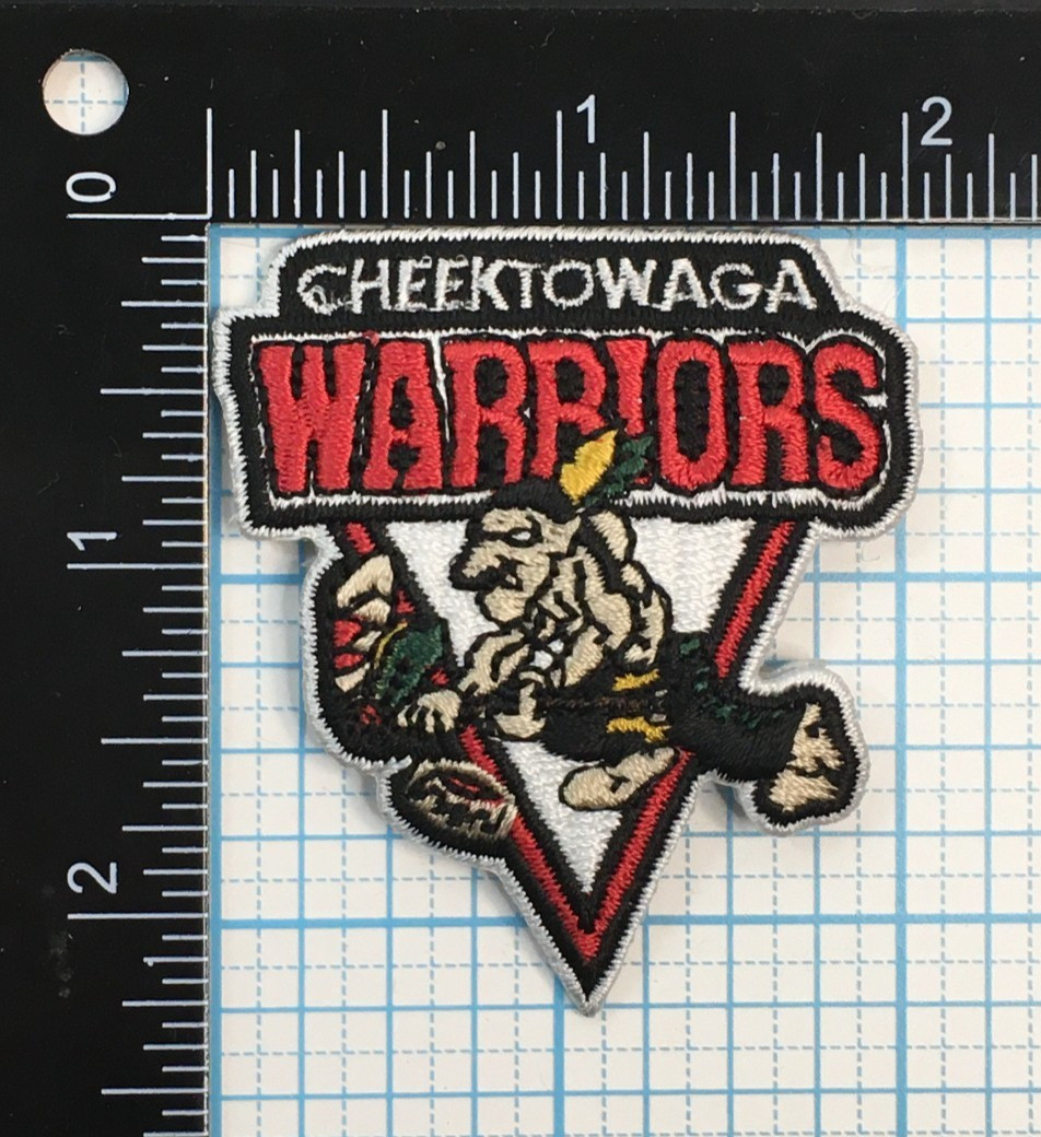 CHEEKTOWAGA WARRIORS WNYAHL AMATEUR YOUTH USA HOCKEY VINTAGE 2.25" TEAM PATCH