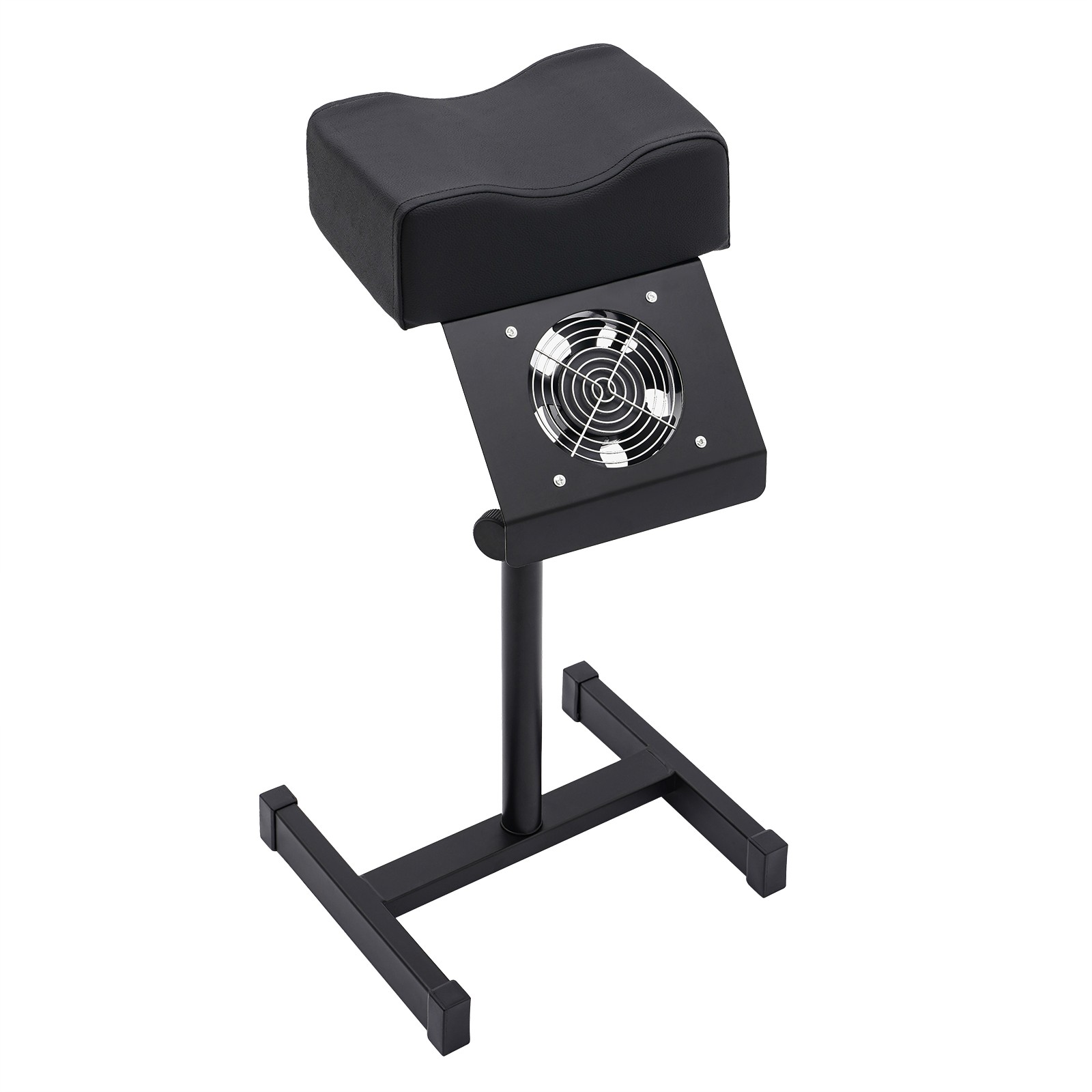 Pedicure Stool Chair Beauty Salon Lift Stool Footrest Nail Bench W/Cleaning Fan