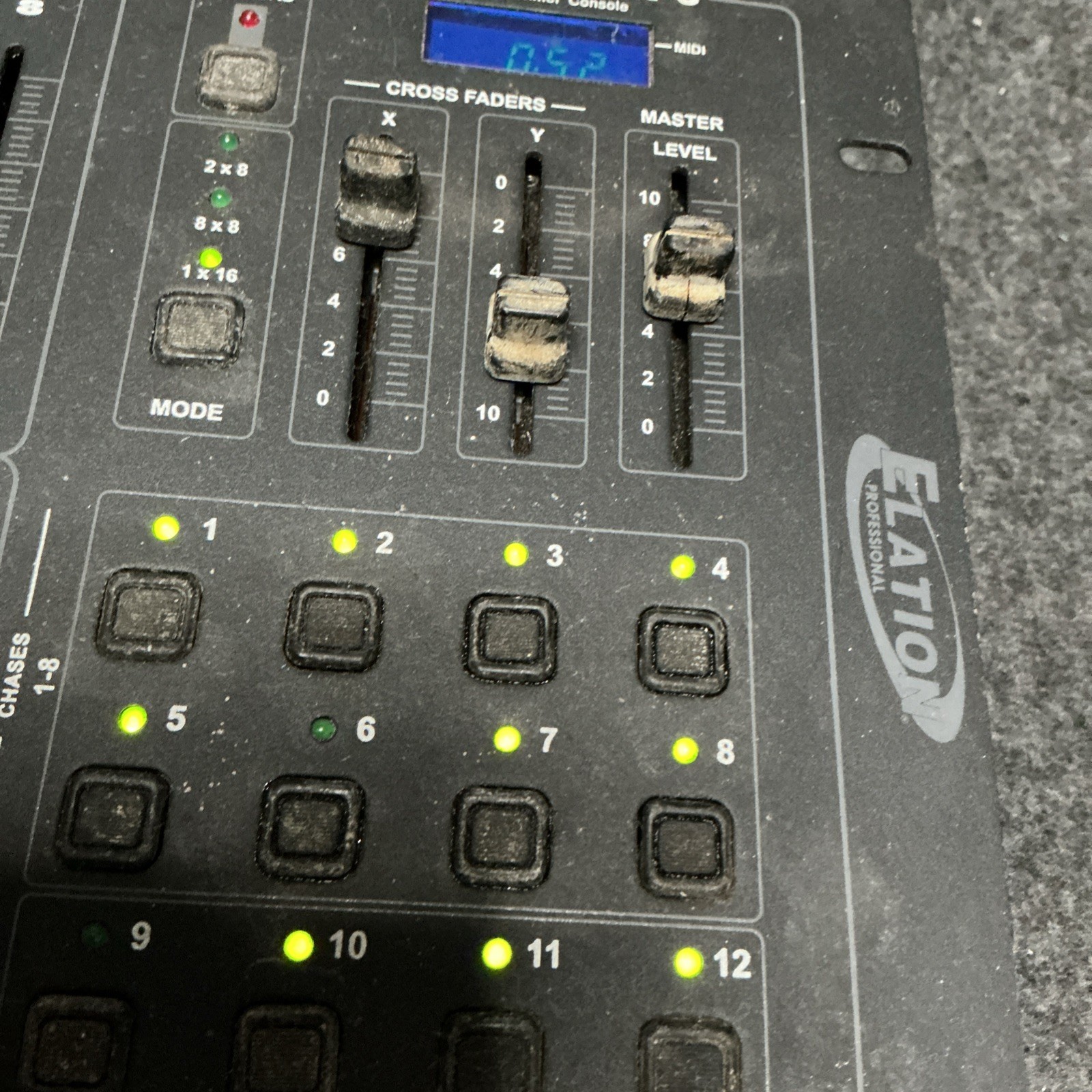 Elation Stage Setter-8 DMX lighting controller console Powers On, Untested