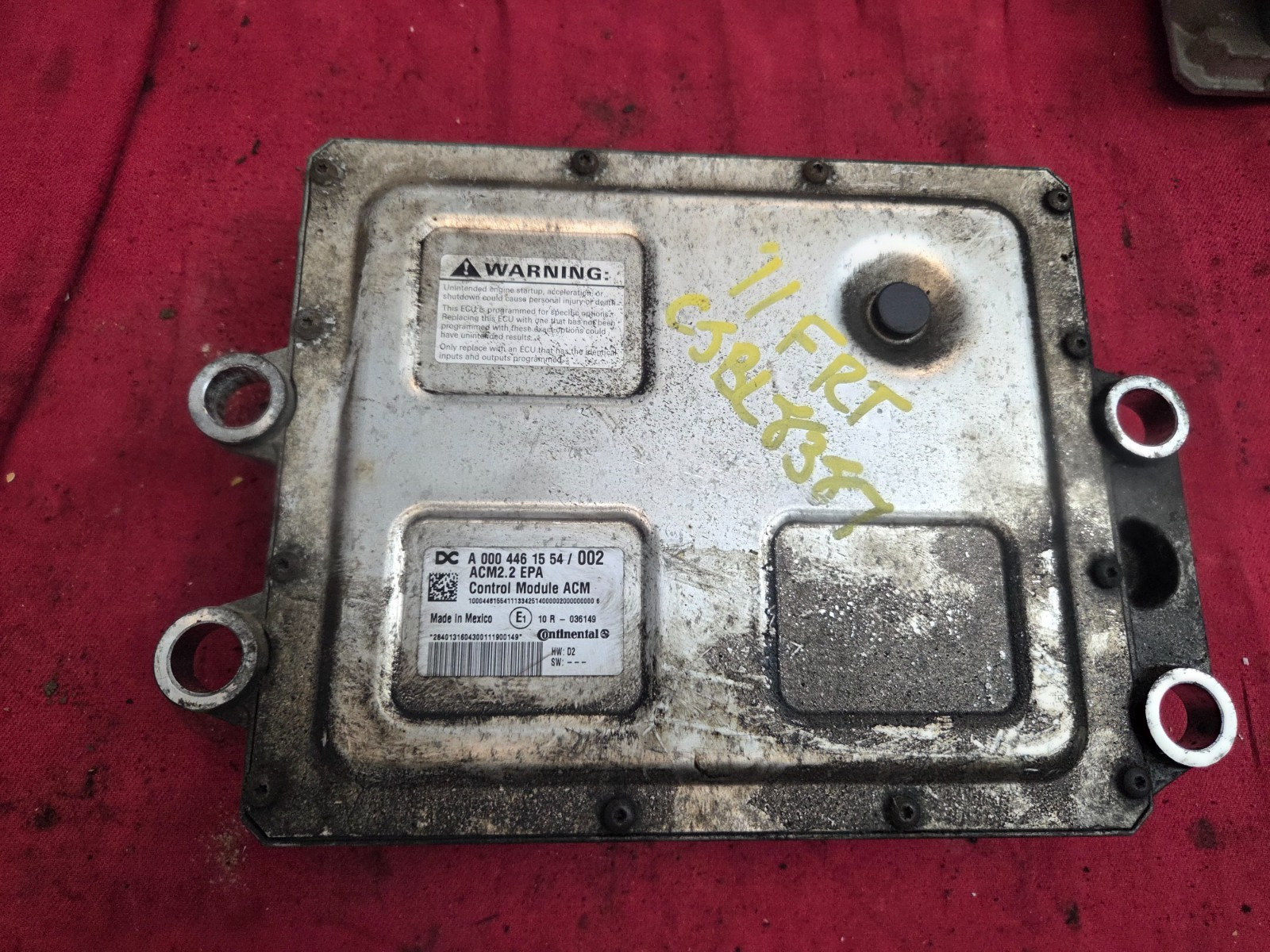 Detroit DIESEL 11 FRT ACM, SOLD AS CORE, ACM2.2 CONTINENTAL A 000 446 15 54 /002