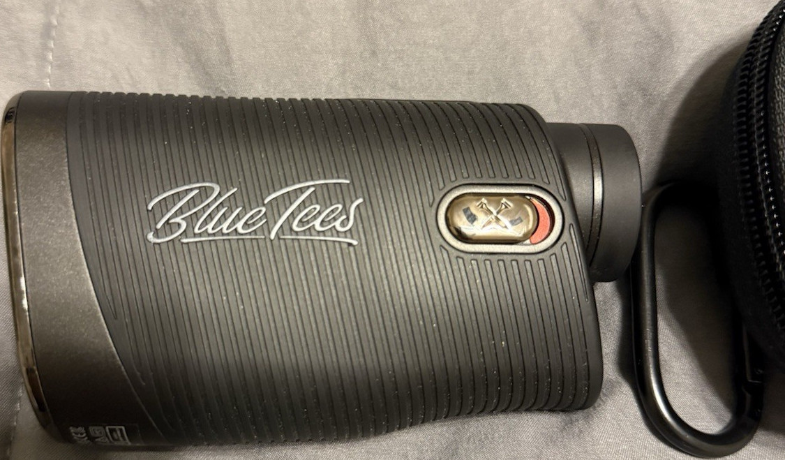 Blue Tees 4 Ultra Golf Laser Rangefinder Slope Switch Technology, Black