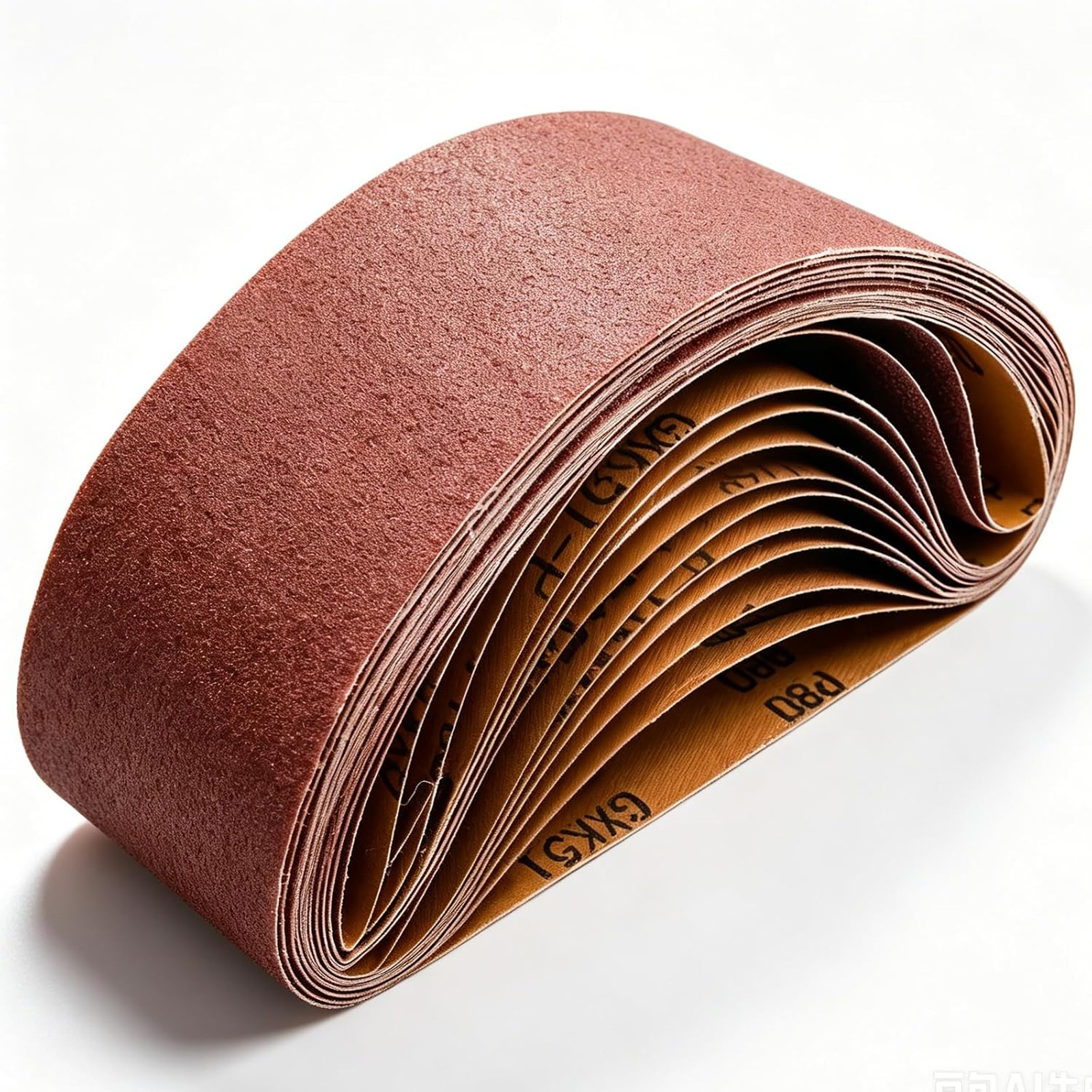 12 Pcs Sanding Belts 3x21 Inch Aluminum Oxide Grits 80 120 150 for Wood Metal