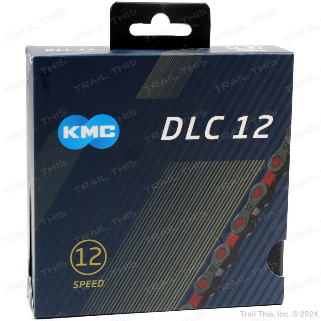 KMC DLC 12 Red & Black 12-Speed Bicycle Chain fits Campagnolo SRAM Shimano