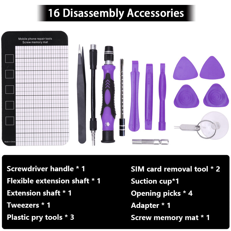 170 in 1 Precision Screwdriver Set PC Cell Phone Electronics Repair Tool Kit