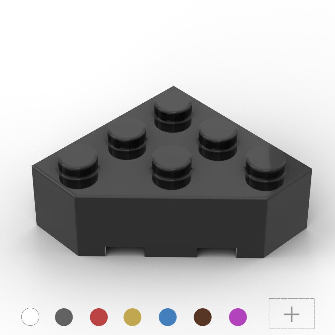 20/50 pcs Part 30505 Wedge 3x3 Facet Brick Building Piece Parts Compatible Block