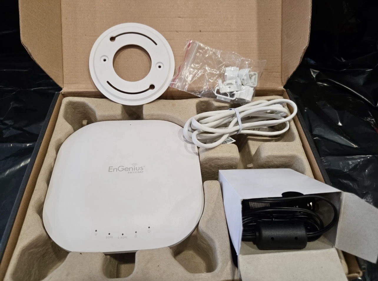EnGenius EWS310AP N600 Dual-Band WiFi Access Point – Open Box