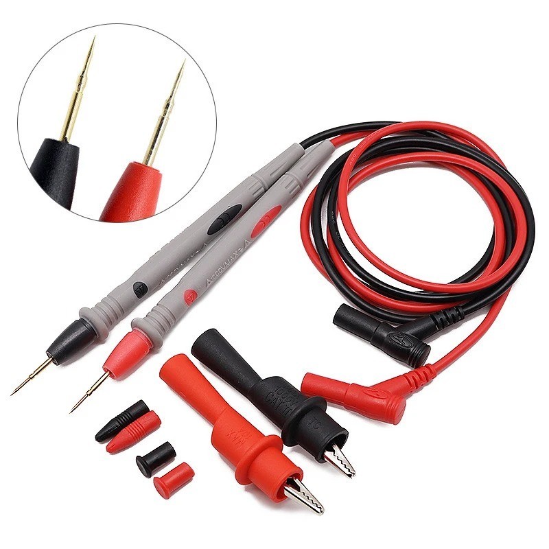 Digital Multimeter Test Leads 1000V 20A Universal Probe Cable Pen Tips