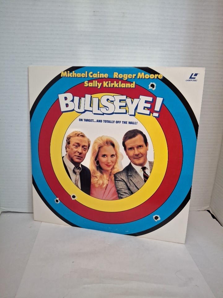 BULLSEYE! (1990 LASERDISC)Michael Caine /RARE,gr
