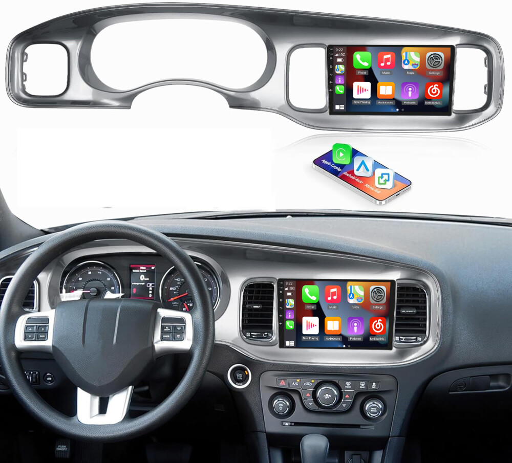 Android 15.0 For Dodge Charger 2011-2014 Apple Carplay Car Stereo Radio GPS Navi