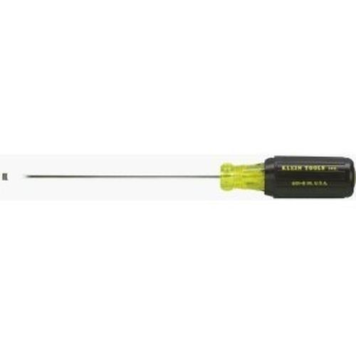 NEW KLEIN TOOLS 601-6 6" SLOTTED TIP 3/16" X 6" ROUND SHANK SCREWDRIVER TOOL