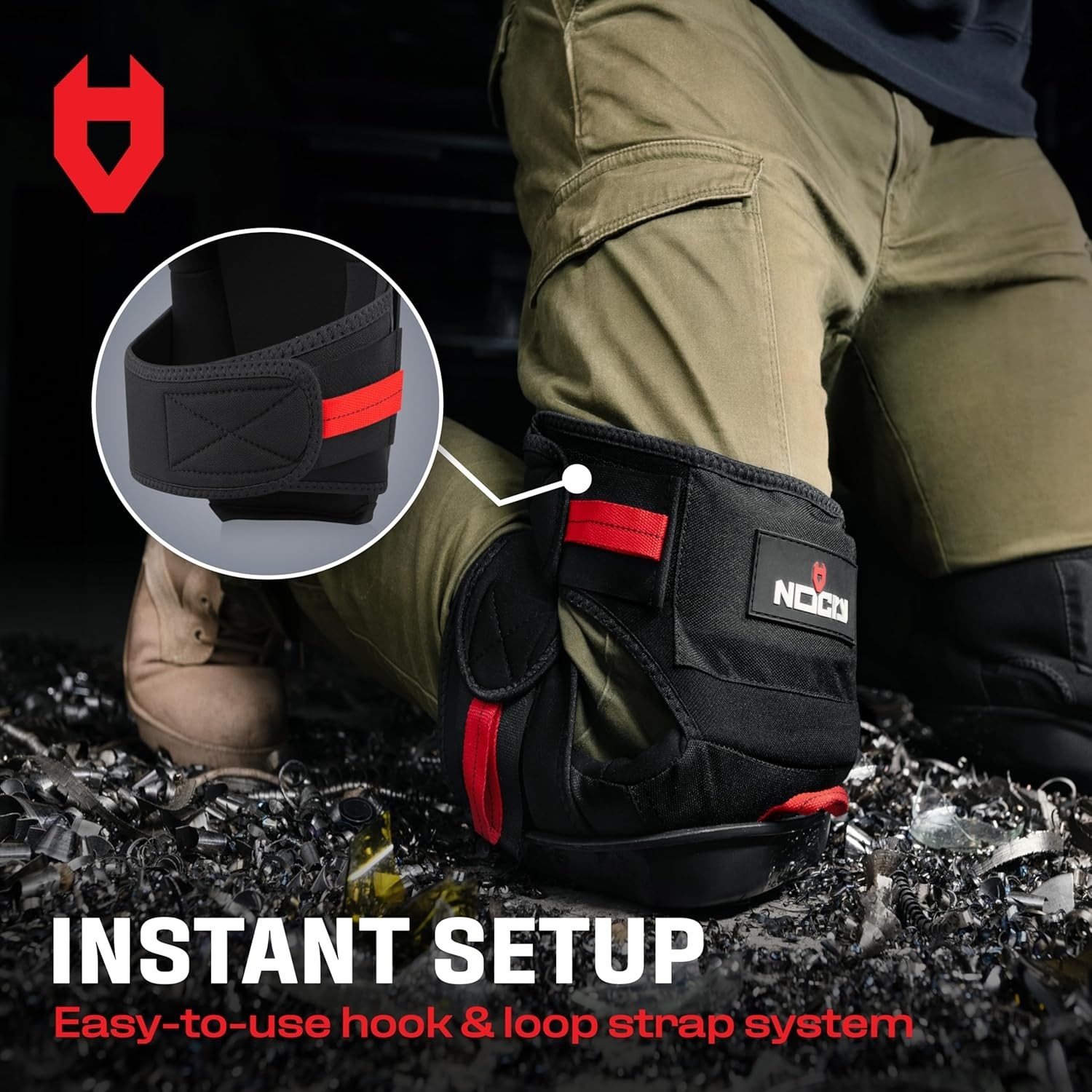 Professional Knee Pads for Work — Heavy Duty Anti-Slip Cap, Extra Dual-Layer ...