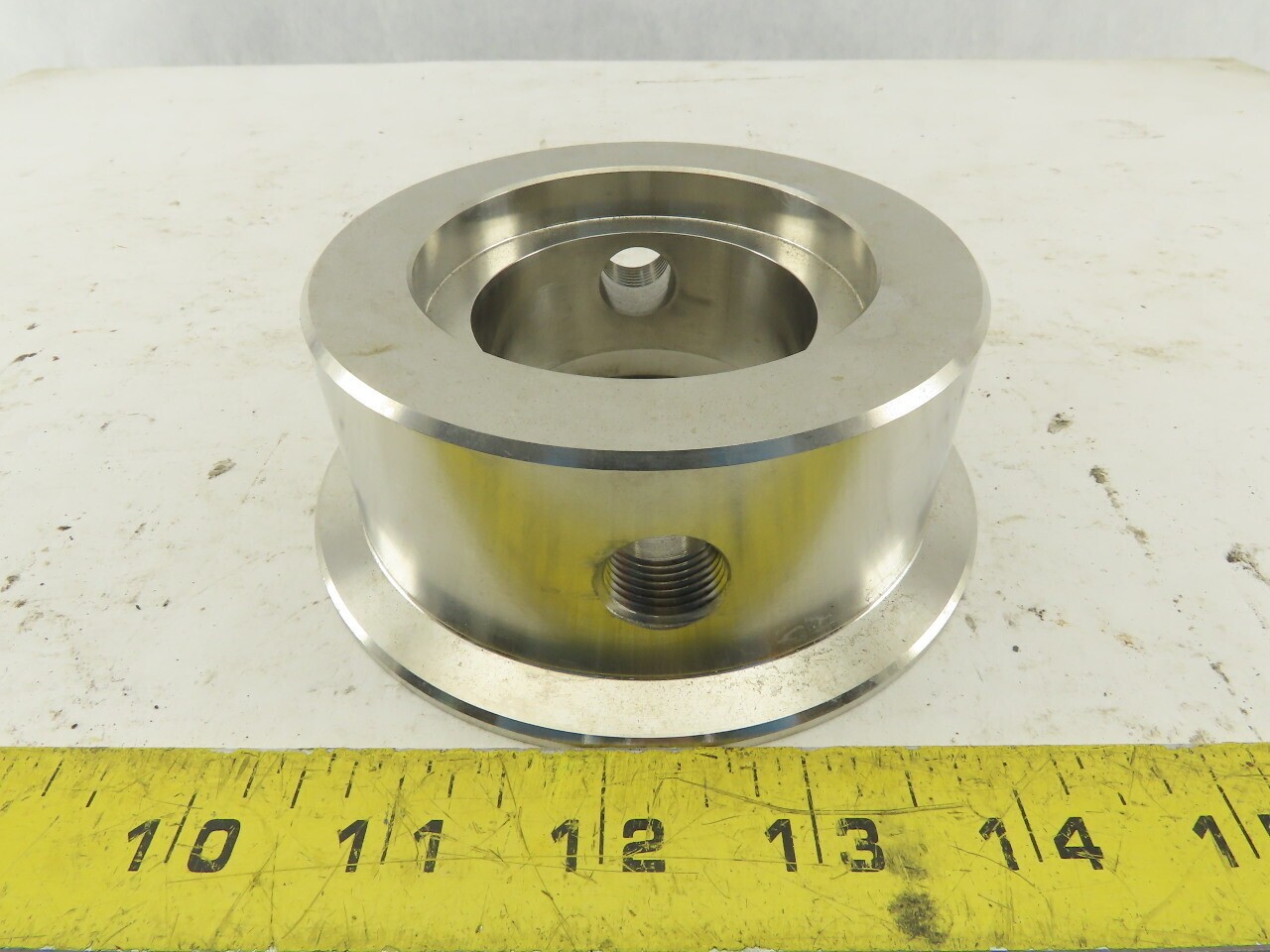 Waukesha Cherry 203125B01 Drive End Head 4 x 120" Stainless Steel Heat Exchanger