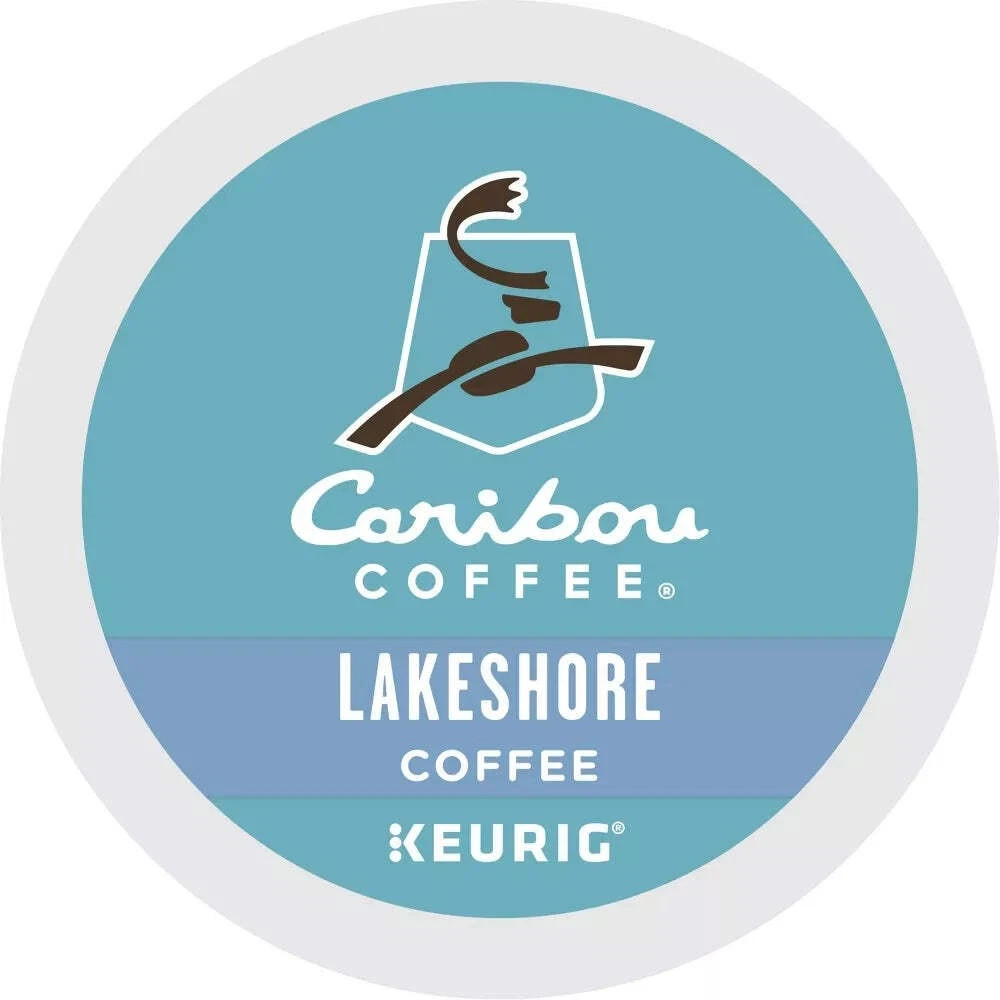 Caribo Lakeshore Medium Roast Coffee K Cups - Pack of 96 Pods