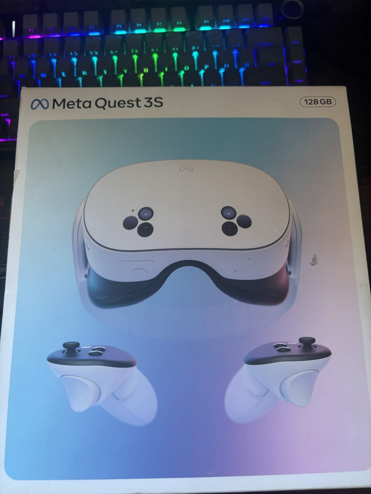 Meta Quest 3S 128GB VR Headset Open Box w/ Controllers