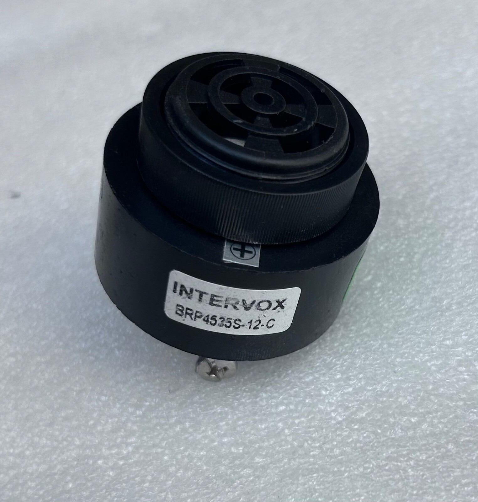 Intervox BRP4535S-12-C 12VDC 2900 500 Hz Continuous Audible Buzzer Alarm