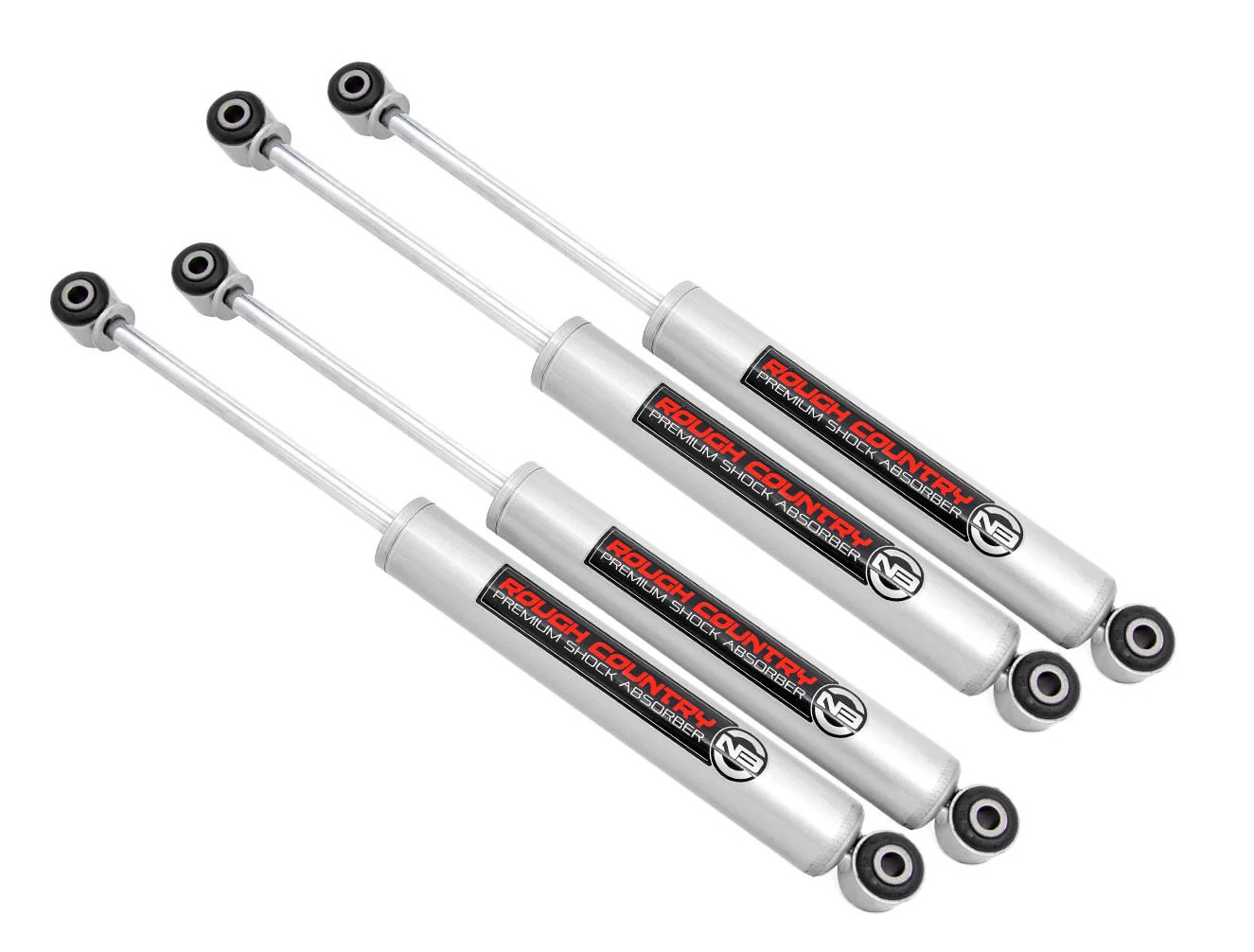 Set of 4 Rough Country N3 Shocks fits 2-3.5' lift on 18-26 Jeep Wrangler 4WD