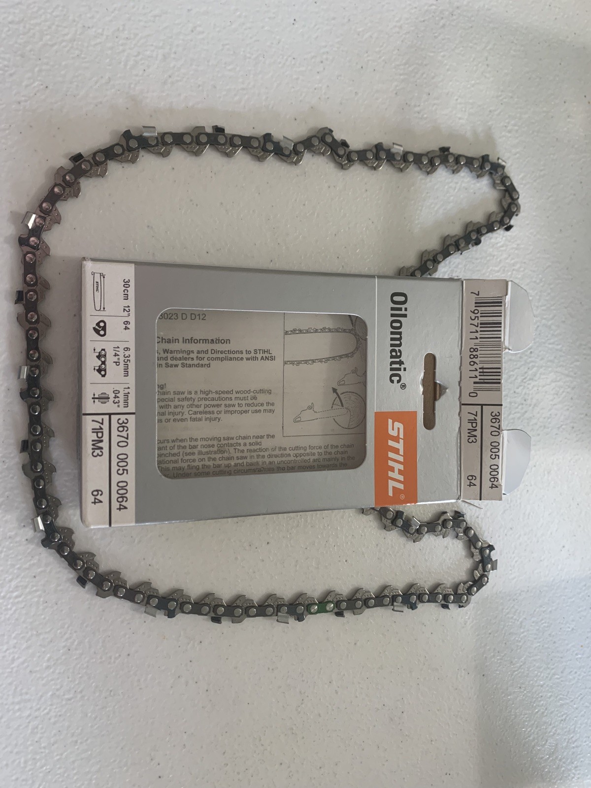 STIHL ‎71PM3-64 Chainsaw Chain - 3670-005-0064 - 3Pk