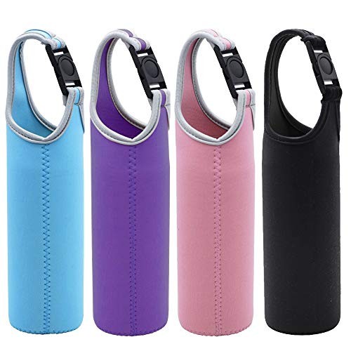 4 Pack, Neoprene Sleeve Bottle Cup Carrier Pouch,Fit for All 16oz-21oz
