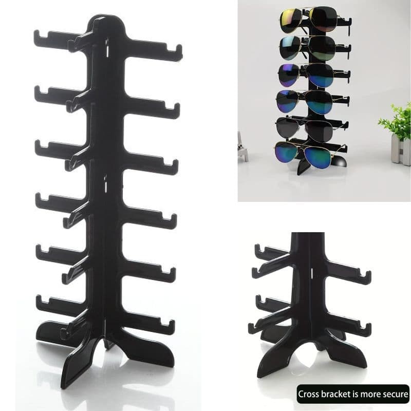 6Pair Glasses Rack Sunglasses Glasses Frame Stand Organizer Eyeglasses Holder