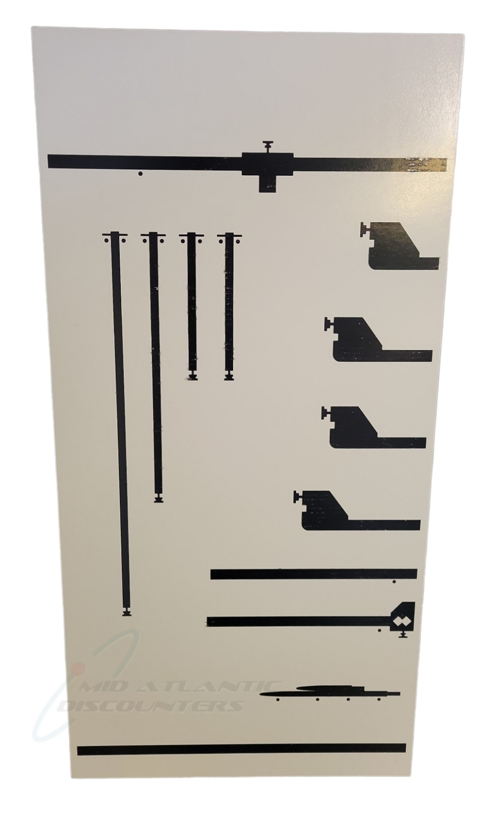MO Clamp Display Board for Autobody Shop Tools & Accessories - Board Only 2'x4'
