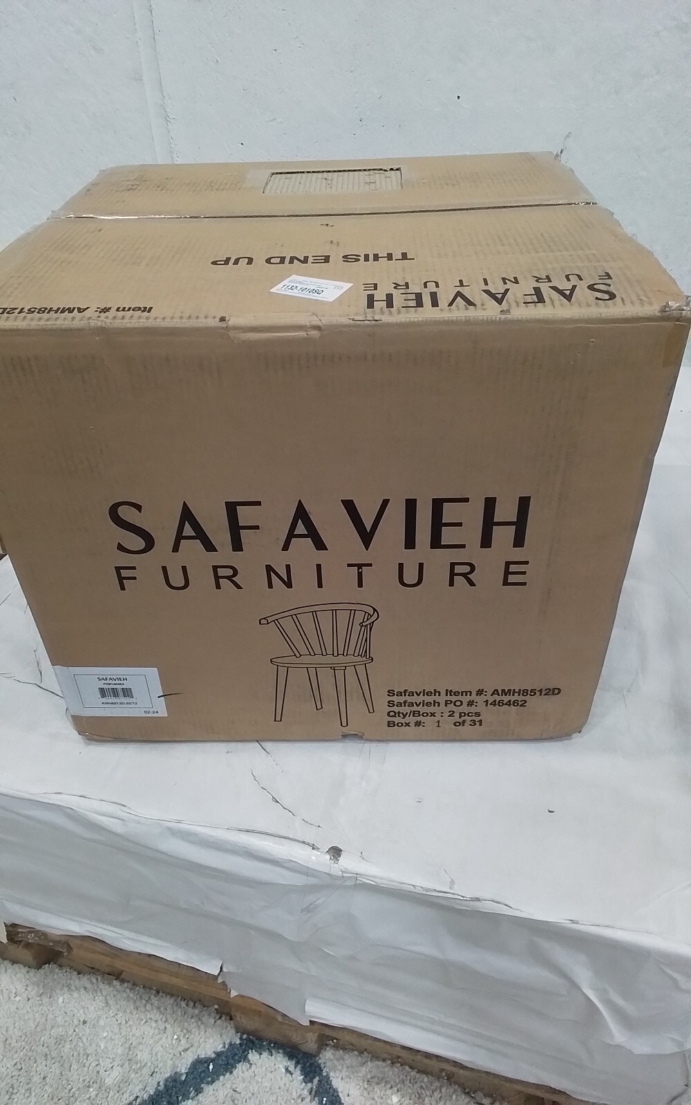 Safavieh BLANCHARD SIDE CHAIR, Reduced Price 2172750856 AMH8512D