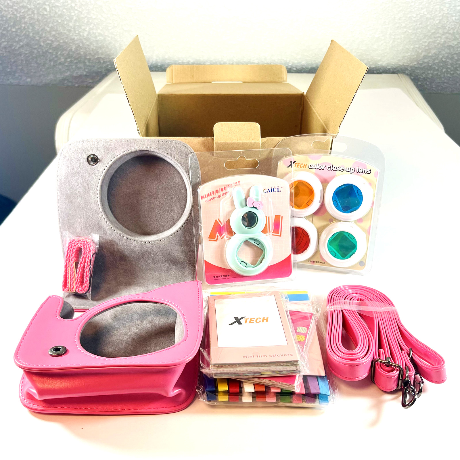 Accessory Bundle for Fujifilm Instax Mini 8 Camera, by XTECH, NEW in Box