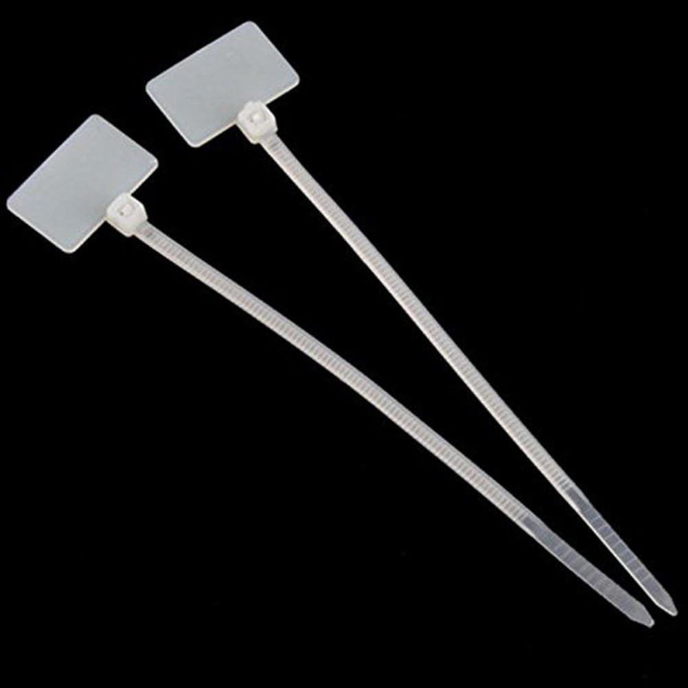 Cable Organizer: 100 Pcs Self-Locking Nylon Tags for Enhanced Identification