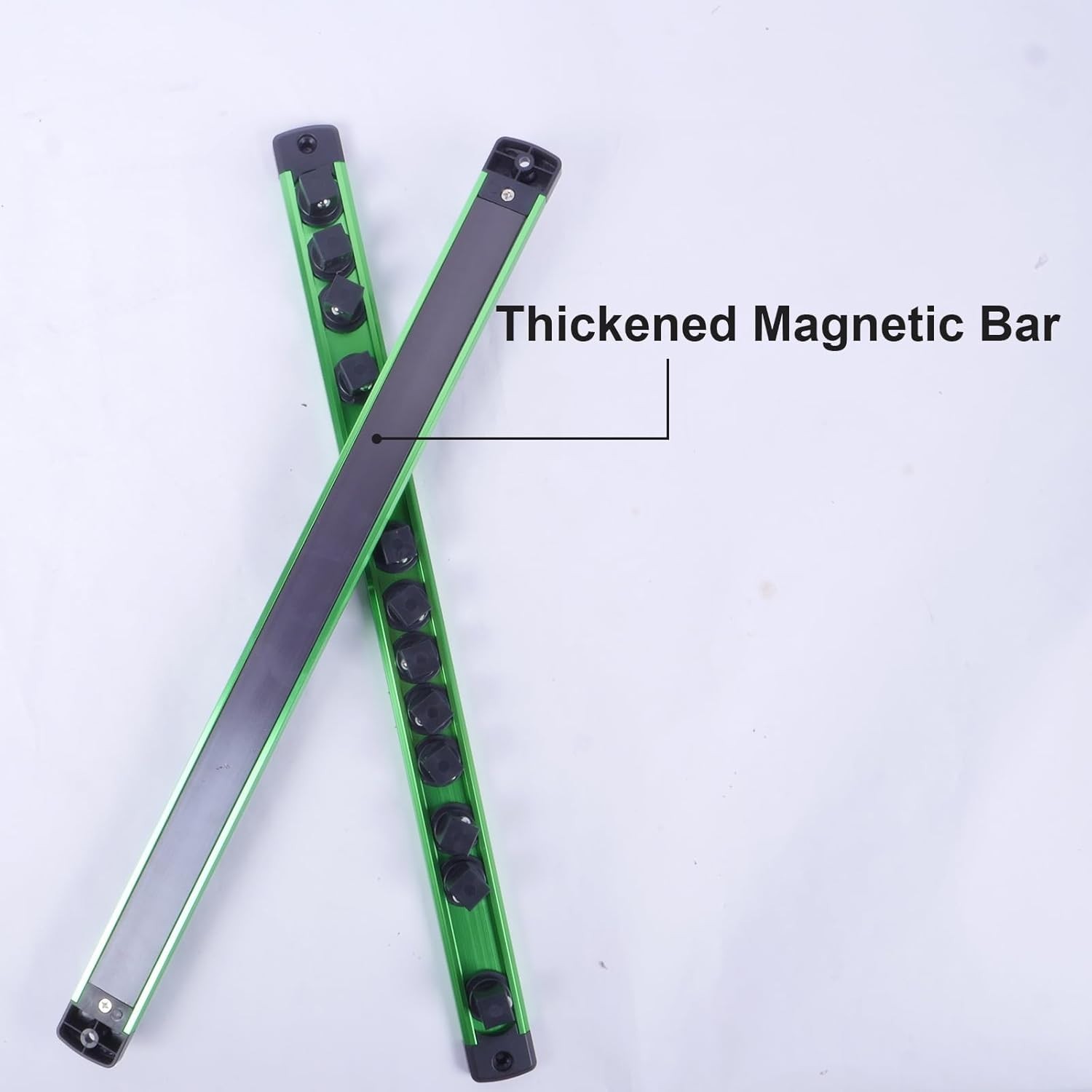 Magnetic Socket Holder Organizer Set:1/2-Inch Drive Socket Trays Socket, 360°...