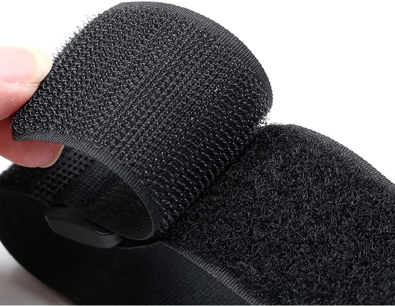 Versatile Cinch Straps 1" x 12" - 12 Pack Hook and Loop with Bonus Cable Ties