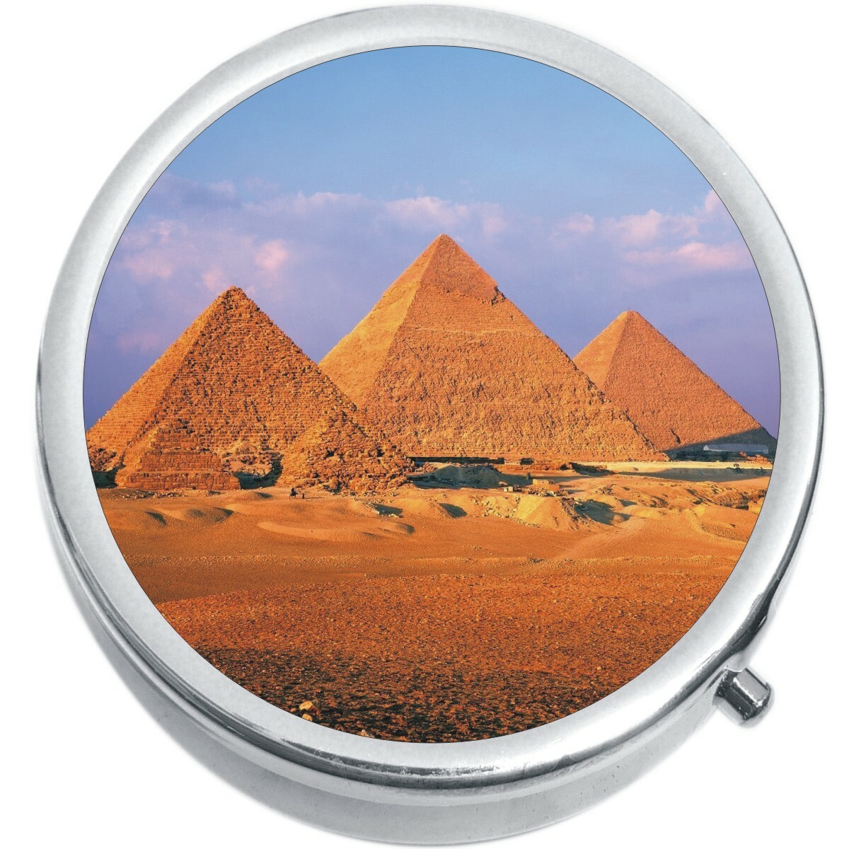 Pyramids Giza Egypt Medicine Vitamin Pill Box