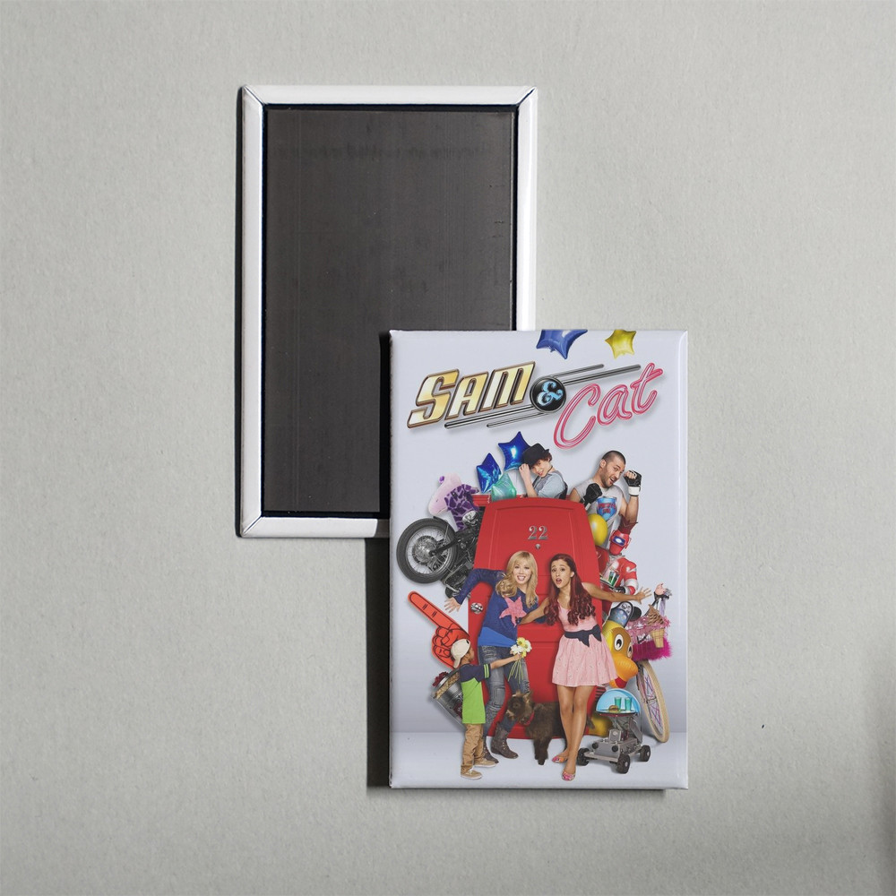Sam & Cat Mini TV Show Poster Fridge Locker Magnet