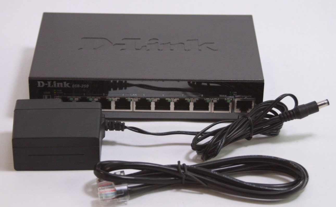 D-Link DSR-250 8-port Gigabit SSL VPN Unified Services Router Tested