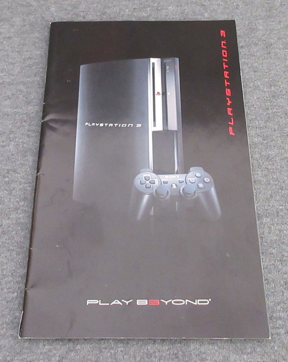 Sony Playstation 3 Original Quick, Safety Manual, Free Issue Insert, Play Beyond