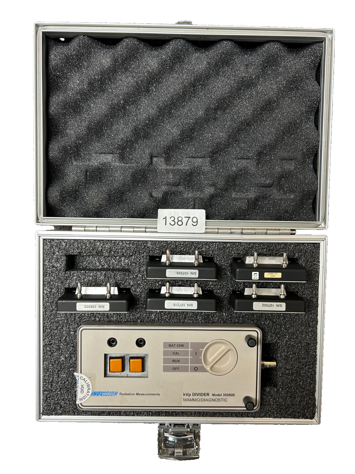 Inovision 35080B X-Ray Radiation Measurement Kit, Dosimeter, Divider, mAs Meter