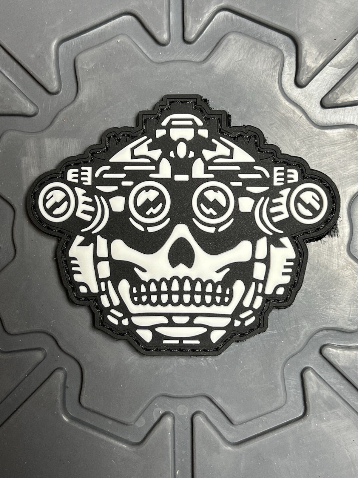 Two Sierra “NODs Sugar Skull” Black & White Variant Patch